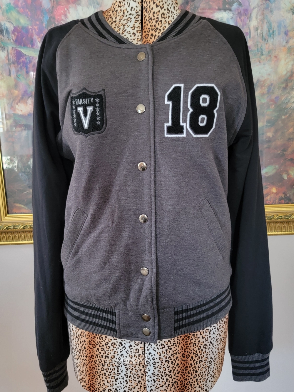 L.A. Kitty Varsity Bomber Jacket